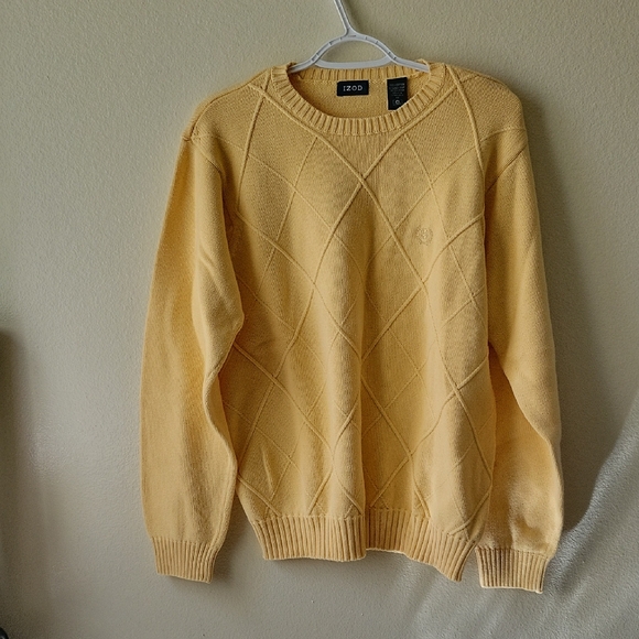 Preppy Izod Argyle Sweater Mens M - Picture 1 of 4